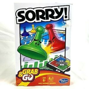 Sorry Grab and Go Board Game